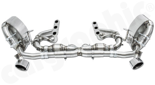 CARGRAPHIC Cylinder-Head Back Sport Exhaust System w/Manifold Set, 2x 100CPSI Catalytic Converters & Sport Rear Silencer Set w/Tailpipes For Porsche 996.1 Carrera 2 / 4 3.4L - PERP9634KITX CARGRAPHIC Cylinder-Head Back Sport Exhaust System w/Manifold Set, 2x 100CPSI Catalytic Converters & Sport Rear Silencer Set w/Tailpipes For Porsche 996.1 Carrera 2 / 4 3.4L - PERP9634KITX