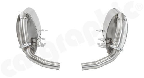 CARGRAPHIC Sport Rear Silencer Set (Super Sound Export Version) For Porsche 996.1 GT3 3.6L & 996.2 GT3 / GT3 RS 3.6L - CARP96GT3ETS CARGRAPHIC Sport Rear Silencer Set (Super Sound Export Version) For Porsche 996.1 GT3 3.6L & 996.2 GT3 / GT3 RS 3.6L - CARP96GT3ETS