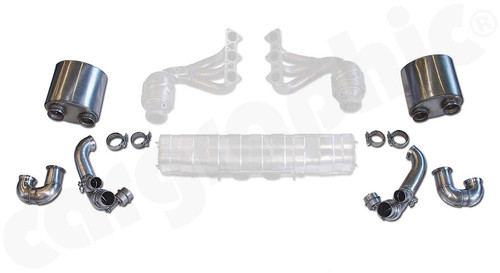 CARGRAPHIC Motorsport Exhaust System Cat-Back Kit 2 (Quiet Motorsport Version) For Porsche 997.1 GT3 / GT3 RS 3.6L - CARP97GT3KIT2 CARGRAPHIC Motorsport Exhaust System Cat-Back Kit 2 (Quiet Motorsport Version) For Porsche 997.1 GT3 / GT3 RS 3.6L - CARP97GT3KIT2