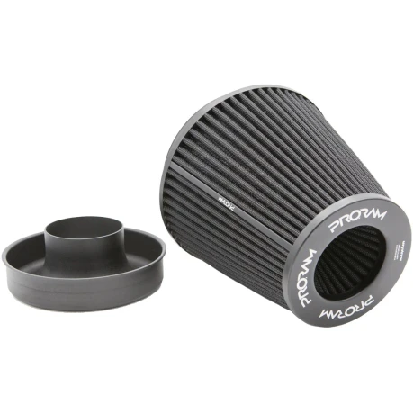 Ramair Pleated Universal Large Cone Air Filter Intake Velocity Stack 127mm (5inch) OD CC-195-VS-127-BK