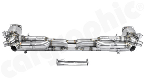 CARGRAPHIC Turbo-Back Valved Sport Exhaust System w/Catalytic Converters (RACE SOUND / RACE SOUND+ Version) For Porsche 991 Turbo / Turbo S 3.8L - PERP91TETRACEFLAP CARGRAPHIC Turbo-Back Valved Sport Exhaust System w/Catalytic Converters (RACE SOUND / RACE SOUND+ Version) For Porsche 991 Turbo / Turbo S 3.8L - PERP91TETRACEFLAP