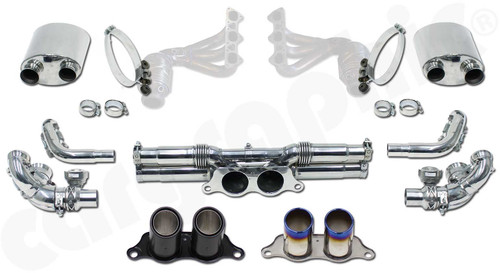 CARGRAPHIC Sport Exhaust System Kit 1 (Lightweight) For Porsche 991.1 GT3 3.8L / GT3 RS 4.0L / R 4.0L & 991.2 GT3 / GT3 RS 4.0L - PERP91GT3KIT1LW CARGRAPHIC Sport Exhaust System Kit 1 (Lightweight) For Porsche 991.1 GT3 3.8L / GT3 RS 4.0L / R 4.0L & 991.2 GT3 / GT3 RS 4.0L - PERP91GT3KIT1LW