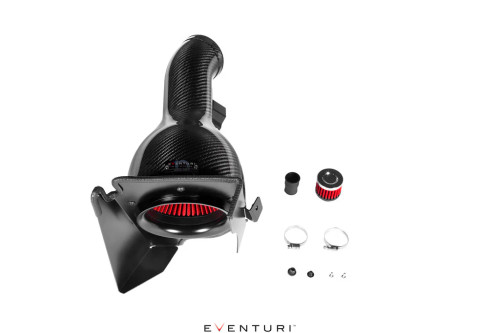 Eventuri BMW E36 M3 (Euro Spec) Black Carbon Intake System - EVE-E36M3-CF-INT
