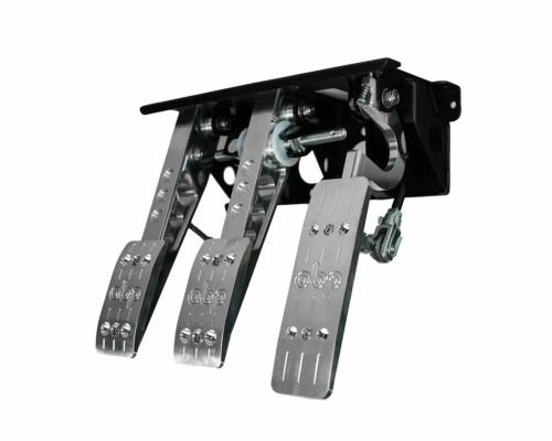 OBP Motorsport Pro-RaceV2 Top Mount/Underslung Bulkhead Fit 3 Pedal System - OBP0002PRT