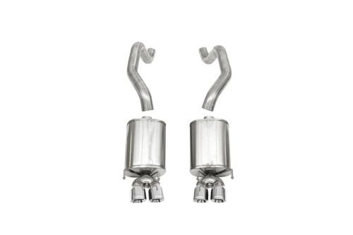 Corsa Xtreme, Sport / 2.5 in Black Axle-Back 3.5 in Twin Tips | 2005-2008 Corvette C6 14469BLK