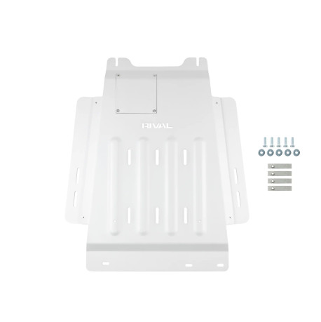 RIVAL Aluminum Transmission Catalytic Converter Skid Plate 2015-2025 Ford F-150 EcoBoost V8 except PowerBoost 2018-2024 Ford Expedition - rll2333.1857.2.6