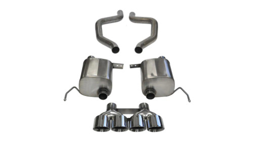 Corsa Xtreme, Sport / 2.75 in Axle-Back 4.5 in Twin Tips | 2015-2019 Corvette C7 Z06, ZR1, GS Man cor14766CBBLK