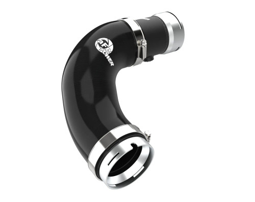 aFe BladeRunner 2-1/2 IN Aluminum Hot Charge Pipe Black for Kia Stinger 22-23 L4-2.5L (t) - afe46-20698-B