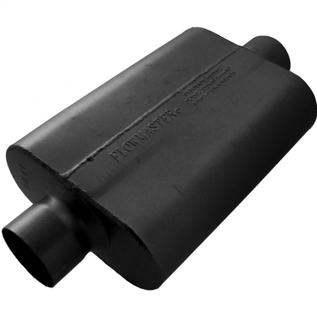 Flowmaster 40 Series Delta Flow Chambered Muffler 40 Delta Flow® - 3.00 Center In / 3.00 Center Out - Aggressive Sound - 943040