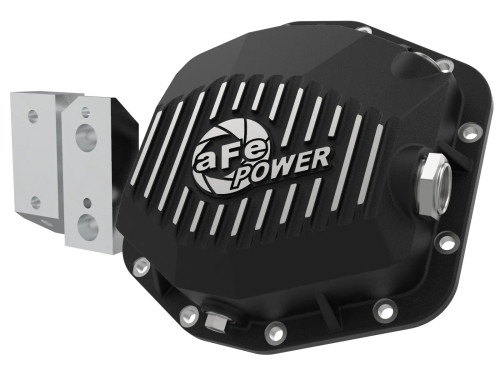 aFe POWER Pro Series Rear Differential Cover Black w/ Machined Fins for Jeep Gladiator (JT) 20-23 (Dana M220) afe46-71190B
