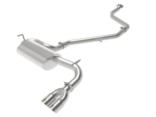 aFe Takeda 2 IN to 2-1/2 IN 304 Stainless Steel Cat-Back Exhaust System w/ Polished Tip for Lexus CT200h 11-17 L4-1.8L - afe49-36047-P