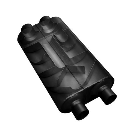 Flowmaster 50 Series Big Block Chambered Muffler 50 Big Block - 2.75 Dual In / 2.50 Dual Out - Mild Sound - 527504