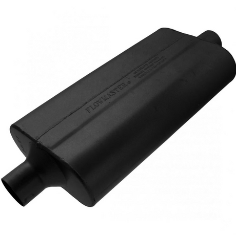 Flowmaster 50 Series Delta Flow Chambered Muffler 50 Delta Flow® - 2.25 Center In / 2.25 Center Out - Moderate Sound - 942450