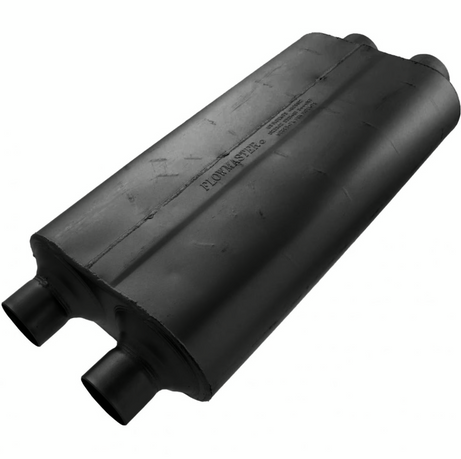 Flowmaster 50 Series Big Block Chambered Muffler 50 Big Block - 3.00 Dual In / 2.50 Dual Out - Mild Sound - 530504