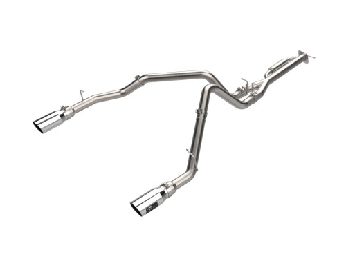 aFe Vulcan Series 3 IN 304 Stainless Steel Cat-Back Exhaust System w/Polished Tip for RAM 1500 25-26 L6-3.0L (tt) afe49-32088-P