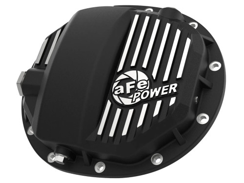 aFe POWER Pro Series AAM 9.5/9.76 Rear Differential Cover Black w/ Machined Fins for  GM Silverado/Sierra 1500 14-23 (AAM 9.5/9.76) afe46-71120B