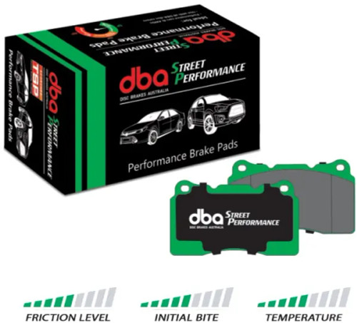 DBA Front Street Performance Brake Pads for 17-21 Subaru WRX STI - dbaDB1845SP