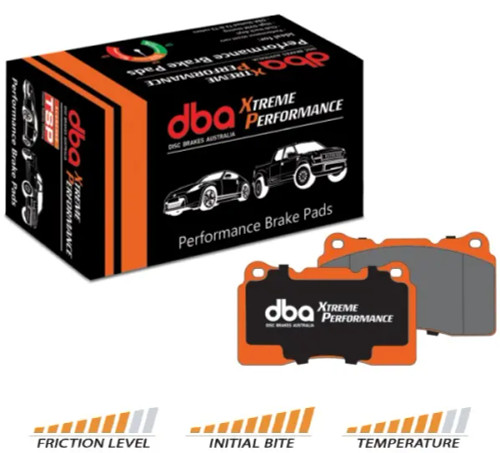 DBA Front Xtreme Performance Brake Pads for 17-21 Subaru WRX STI - dbaDB1845XP
