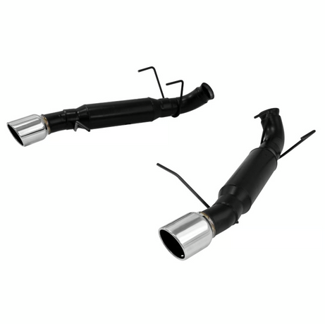 Flowmaster Outlaw Axle-back Exhaust System 2011-2012 Ford Mustang GT 5.0L Coupes & Convertibles. Also fits 2012 Ford Mustang Boss 302. - Aggressive sound - 817516