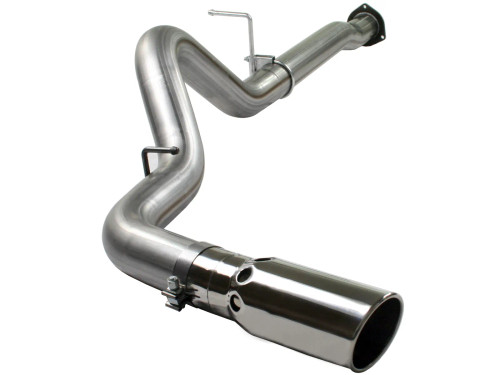 aFe Large Bore-HD 4 IN 409 Stainless Steel DPF-Back Exhaust System for GM Diesel Trucks 07.5-10 V8-6.6L (td) LMM  afe49-44004