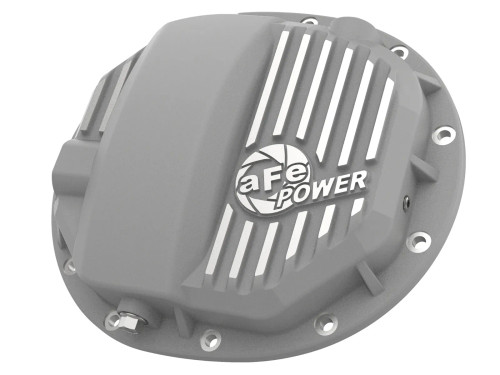 aFe Street Series Rear Differential Cover Raw w/ Machined Fins for GM Silverado/Sierra 1500 14-23 (AAM 9.5/9.76) afe46-71120A