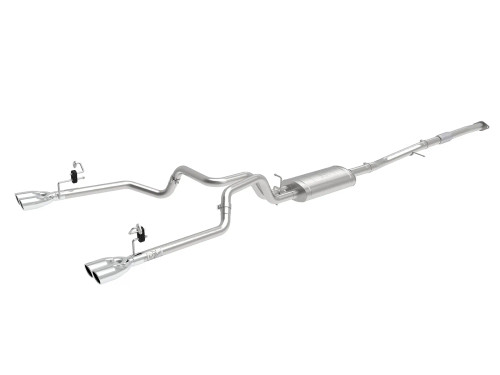 aFe Vulcan Series 3 IN to Dual 2-1/2 IN 304 Stainless Steel Cat-Back Exhaust System for  GM Silverado/Sierra 1500 19-25 L4-2.7L (t) afe49-34110-P