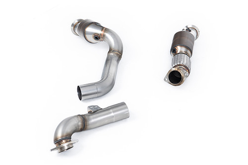 Milltek LARGE BORE 3" DOWNPIPE & HI-FLOW SPORTS CAT FOR BMW G8X