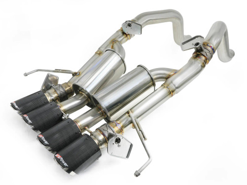 aFe MACH Force-Xp 3 IN to 2-1/2 IN 304 Stainless Steel Axle-Back Exhaust System for  Chevrolet Corvette (C7) 14-19 V8-6.2L (With AFM Valves) afe49-34056-1C
