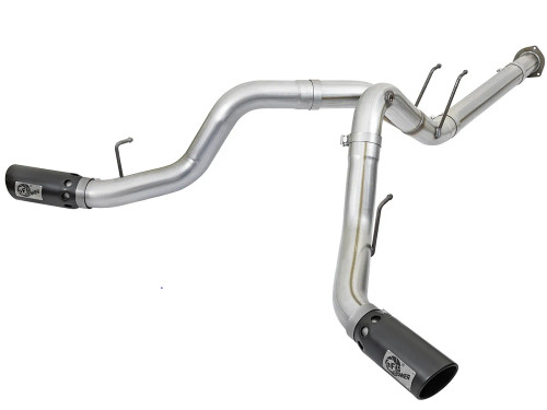aFe ATLAS 4 IN Aluminized Steel DPF-Back Exhaust System for Ford Diesel Trucks 17-25 V8-6.7L (td) afe49-03092-B