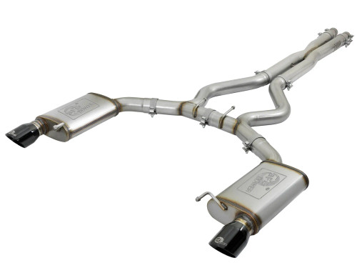 aFe MACH Force-Xp 3 IN 304 Stainless Steel Cat-Back Exhaust System for  Ford Mustang 15-17 V6-3.7L/V8-5.0L afe49-33072-1P