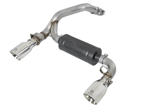 aFe Takeda 3 IN 304 Stainless Steel Axle-Back Exhaust System for Ford Focus RS 16-18 L4-2.3L (t) afe49-33104-P
