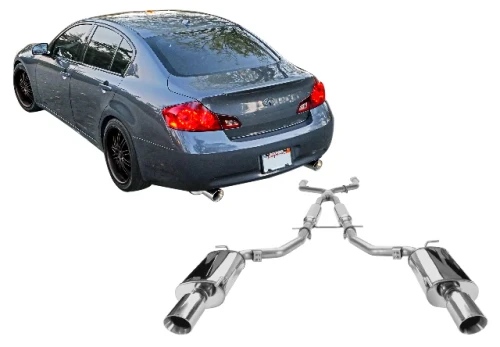 STILLEN 2007-2008 Infiniti G35 Sedan Stainless Steel Cat-Back Exhaust System - 504375