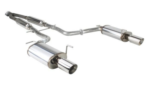 STILLEN 2011-2013 Infiniti M37 / 2014-2018 Infiniti Q70 Stainless Steel Near Cat-Back Exhaust System - 504437