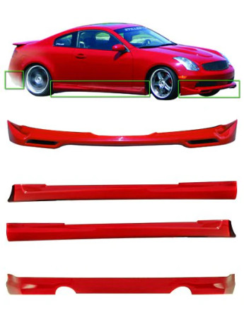 STILLEN 2003-2007 Infiniti G35 Coupe 4-Piece Body Kit - 103611KTL