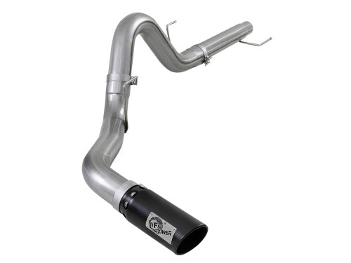 aFe Large Bore-HD 4 IN 409 Stainless Steel DPF-Back Exhaust System for Ford F-150 2021 V6-3.0L (td) afe49-43143-B