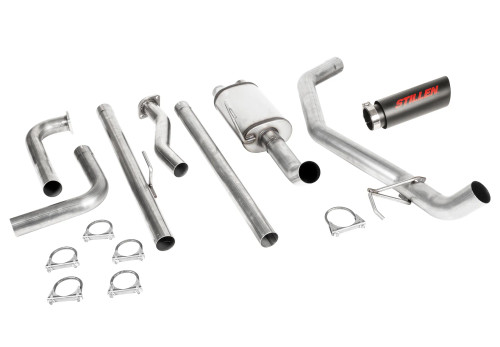 STILLEN 2016-2024 Nissan Titan [5.6L] (NON-XD) 2WD/4WD Cat-Back Exhaust - Black Tip - 509561