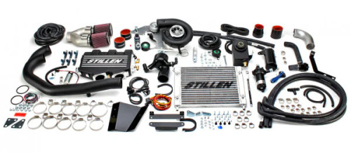 STILLEN 2009-2011 Nissan 370Z [Z34] Nismo Supercharger Tuner Kit [Black] - 407770NTB
