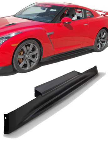 STILLEN 2009-2015 Nissan GT-R [R35] Aero Side Skirts (Urethane) - GTRKB12829