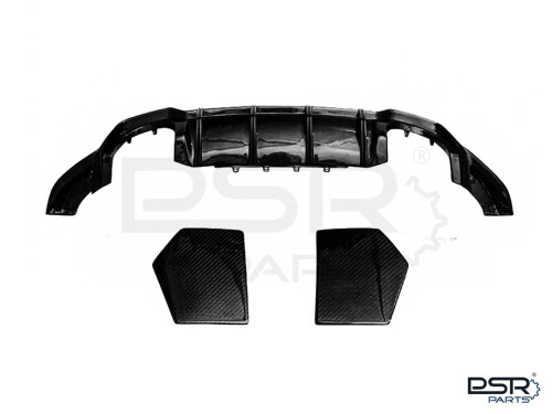 PSR Parts Audi TTRS MK3 8S Dry Carbon Diffuser + Side splitters PSR-TTRS8S-CB-DIFF