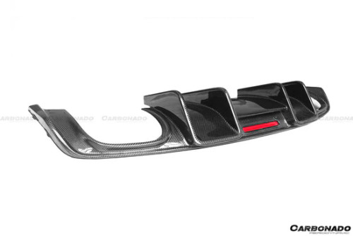 Carbonado 2013-2016 Audi S3 A3 Sline Sedan BKSS Style Carbon Fiber Rear Lip Diffuser