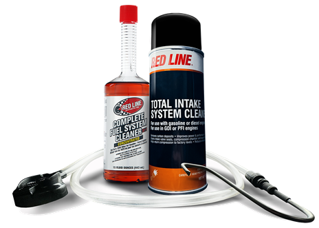 Red Line Complete Fuel System Service Kit - Intake Cleaner/Tank  red17060