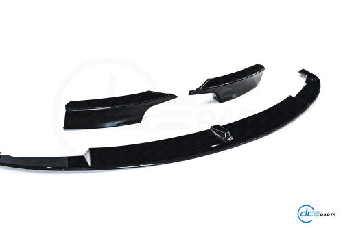 PSR Parts DCE Parts - 3-Piece Splitter and Flaps for M-Sport Front Bumper BMW F30 F31 - Gloss Black  DCE-SPL-F3X-MP-GB