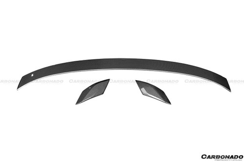 Carbonado 2010-2013 Audi A8 Ab Style Carbon Fiber Trunk Spoiler