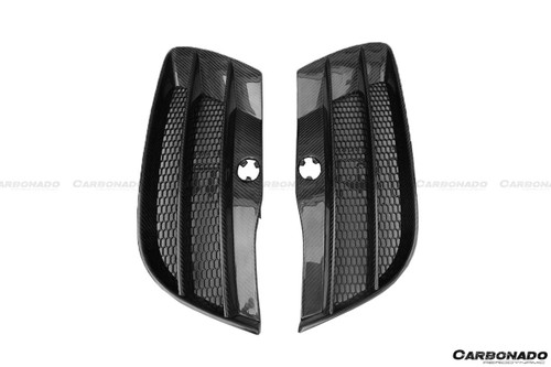 Carbonado 2009-2015 Audi R8 Coupe Spyder OE Style Front Bumper Vents