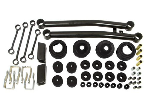 Daystar 2018-2024 Jeep Wrangler JL 2WD/4WD Front & Rear 2" Suspension Leveling & Lift Kits - KJ09177BK