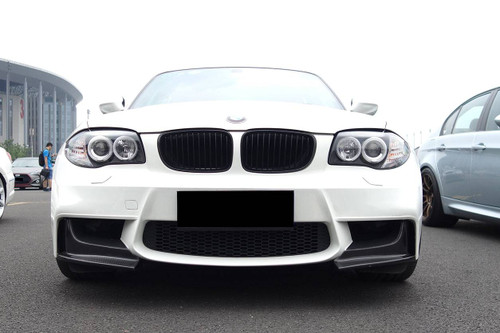 Carbonado 2008-2013 BMW E82 E88 1M RZ Style Carbon Fiber Front Lip Spiliter