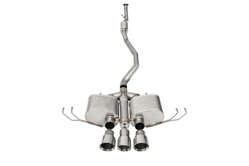 Corsa Xtreme / 3.0 in Front Pipe-Back Tri Slash Tips | 2017-2021 Honda Civic Type-R FK8 cor21302