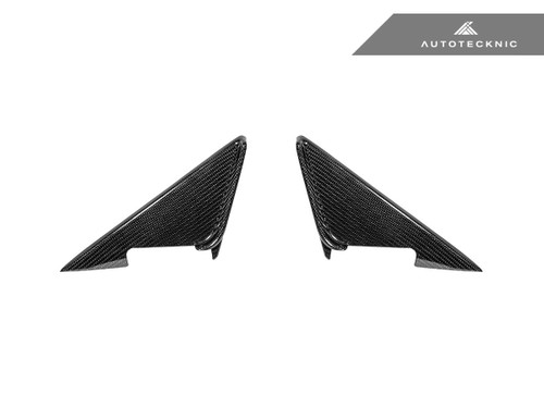 AutoTecknic Dry Carbon Side Mirror Wind Deflector Set - G87 M2