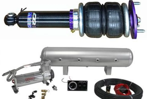 D2 Racing Air Struts w/ VERA Essential Management 97-13 Corvette C5/C6 D2 Racing AR-CH-04-ARE