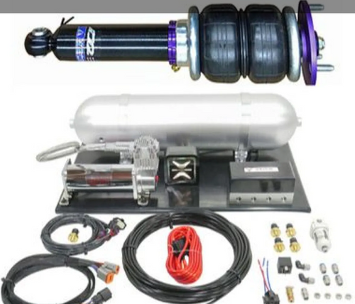D2 Racing Air Struts w/ VERA AccuAir e+ Connect Pressure 23-Present Honda Civic Type R FL5 D2 Racing D-HN-64-ARAA